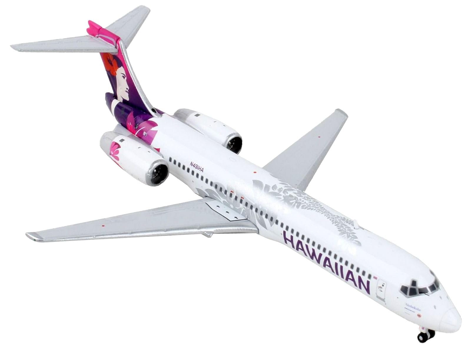 Amazon.com: GeminiJets Boeing 717 Aeronave comercial Hawaiian